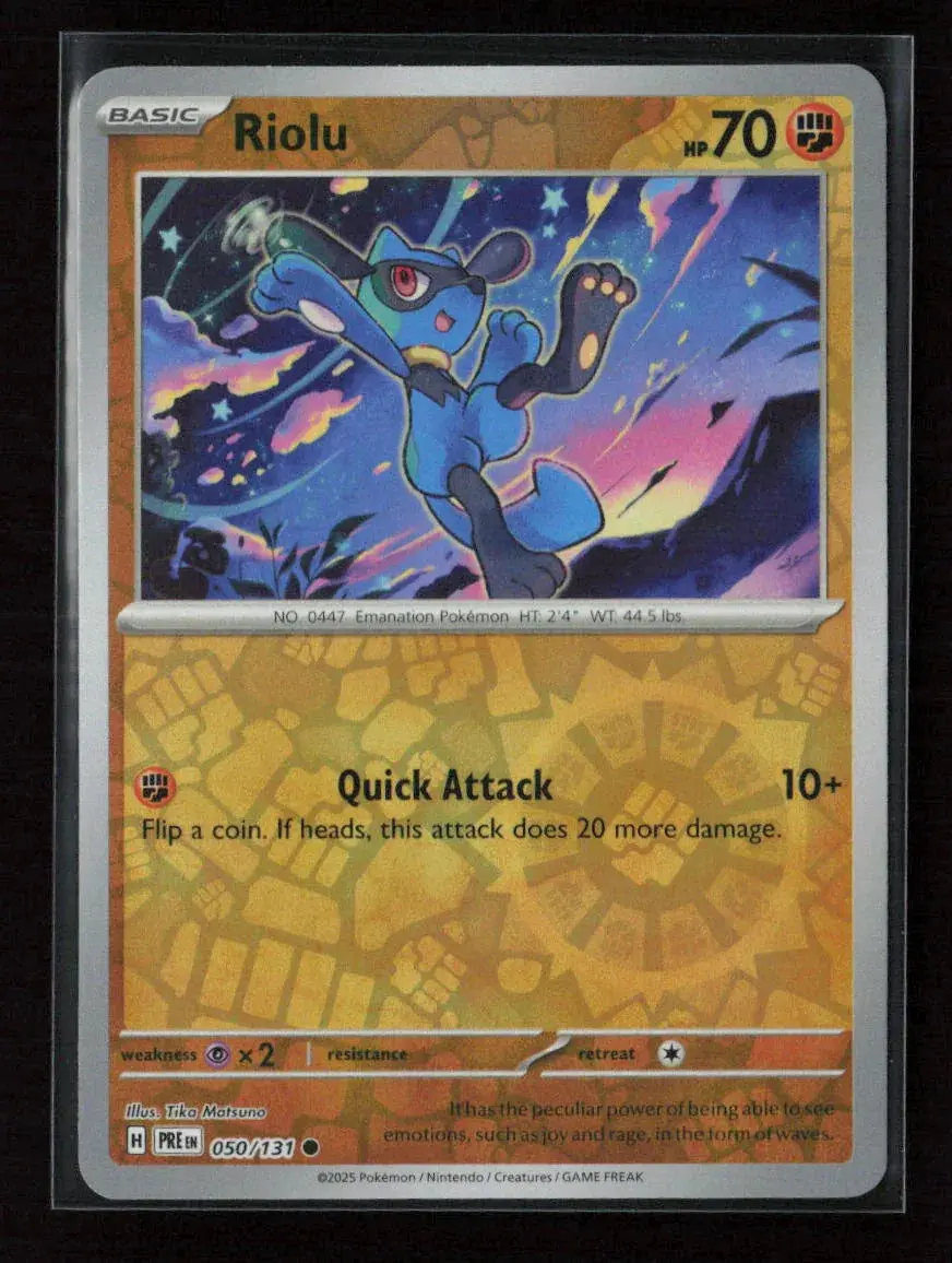 Riolu Common Sv: Prismatic Evolutions 050/131 Nm 1