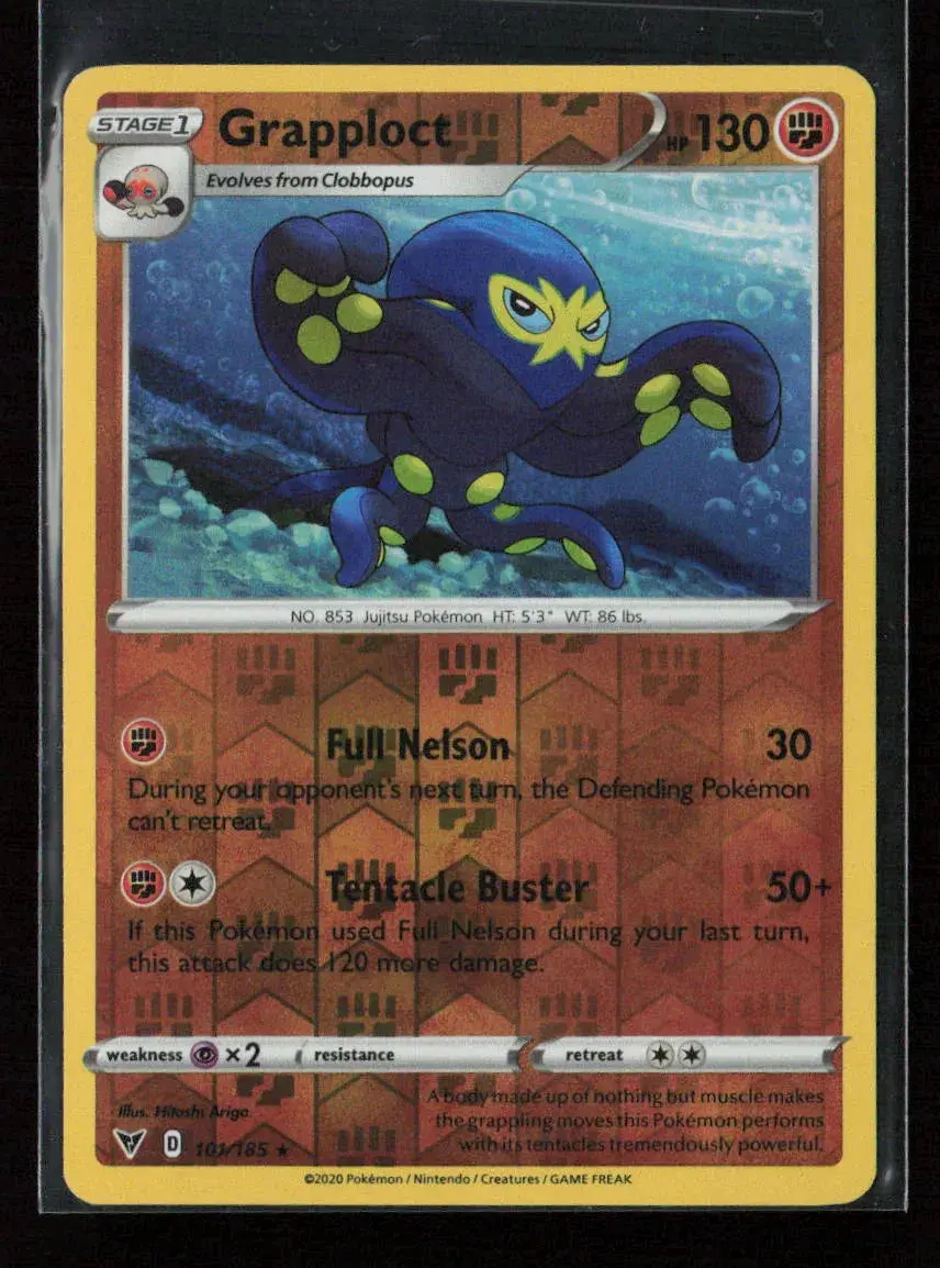 Grapploct Rare Swsh04: Vivid Voltage 101/185 Lp 1