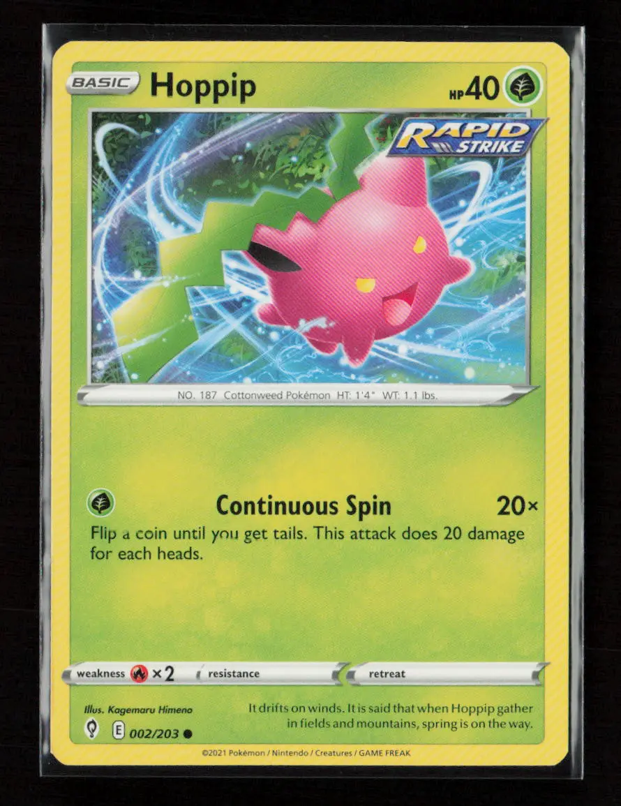 Hoppip Common Swsh07: Evolving Skies 002/203 Lp 1