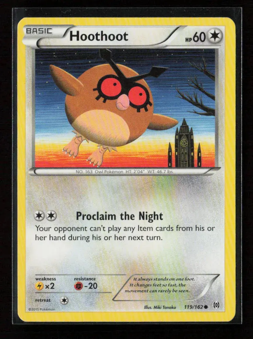Hoothoot Common Xy - Breakthrough 119/162 Lp 1