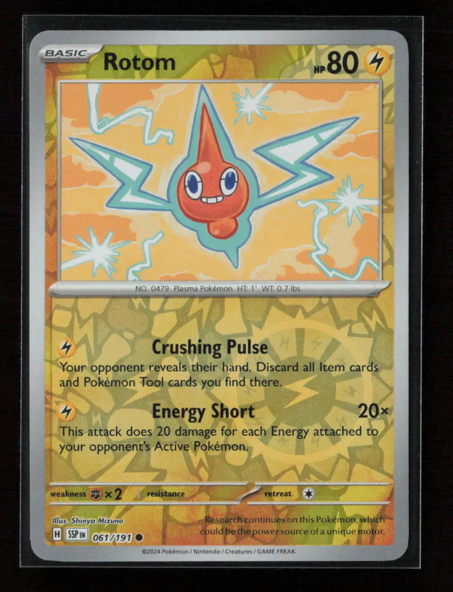 Rotom Common Sv08: Surging Sparks 061/191 Nm 1