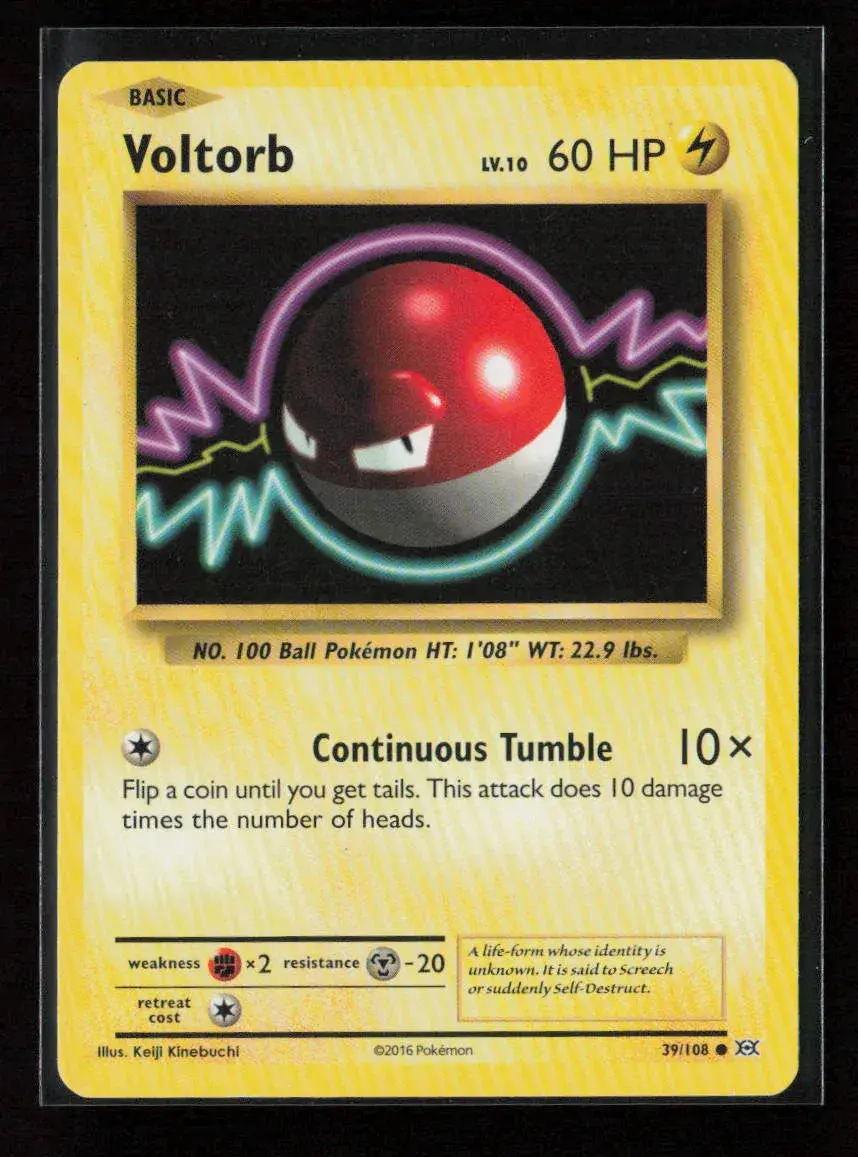 Voltorb Common Xy - Evolutions 39/108 Lp 1