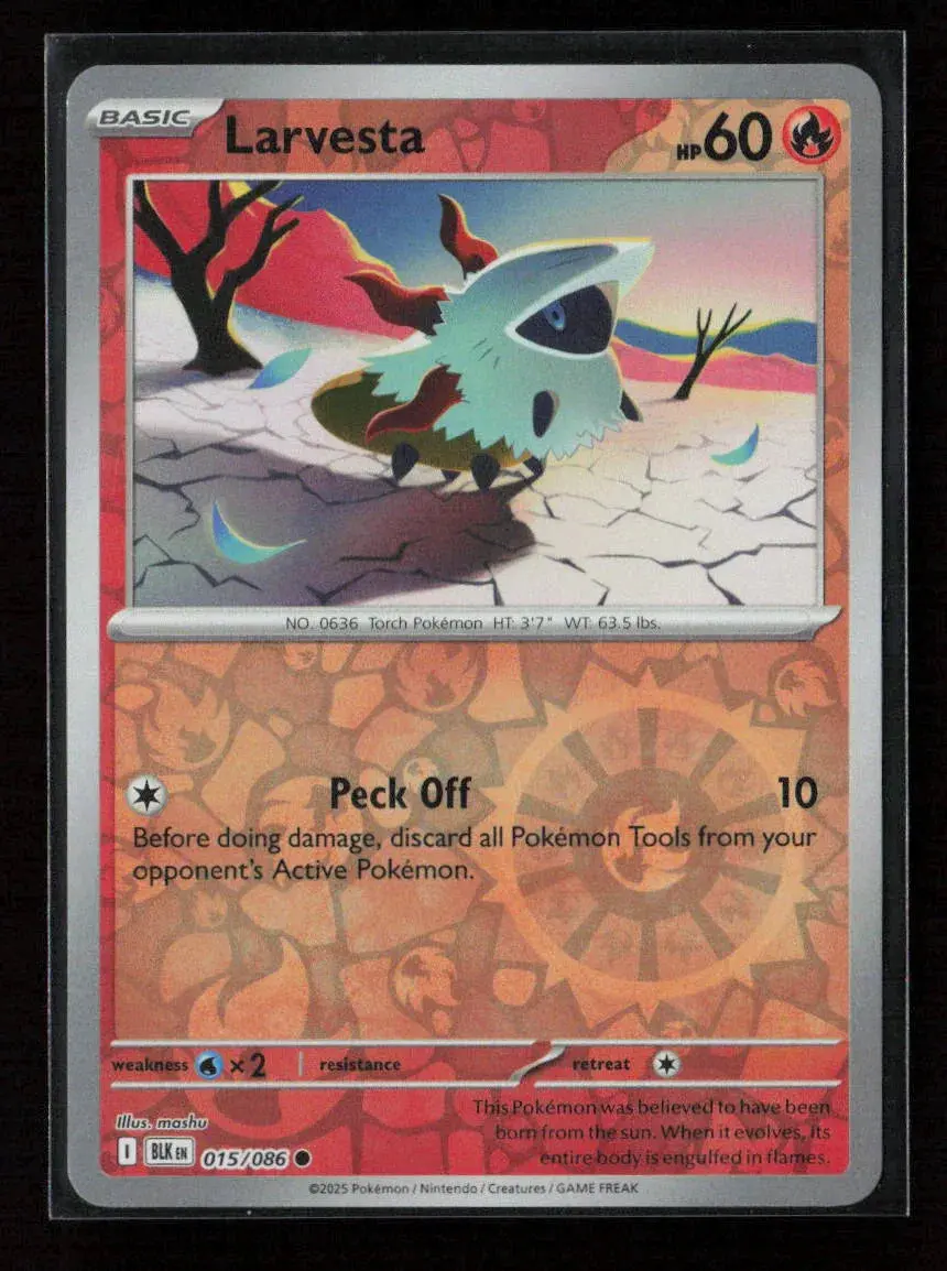 Larvesta Common Sv: Black Bolt 015/086 Nm 1