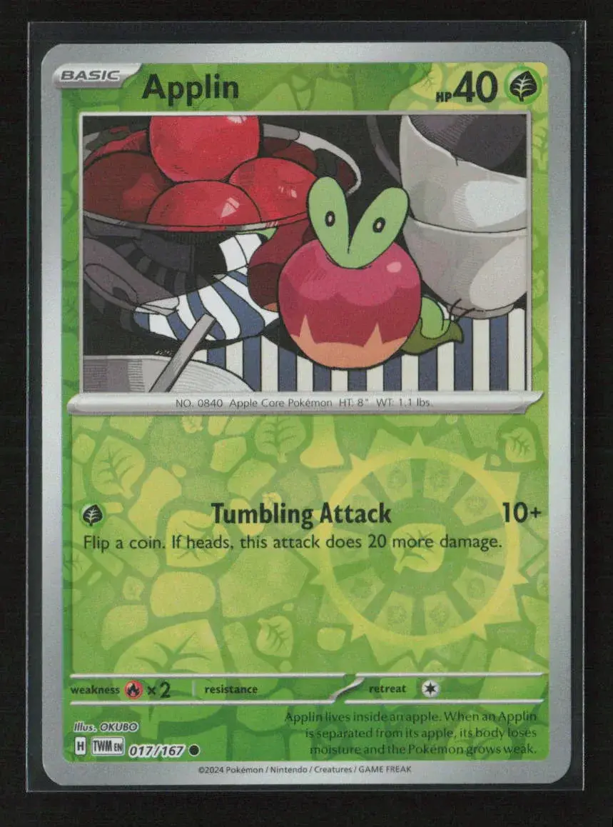 Applin - Common Sv06: Twilight Masquerade 017/167 Nm 1
