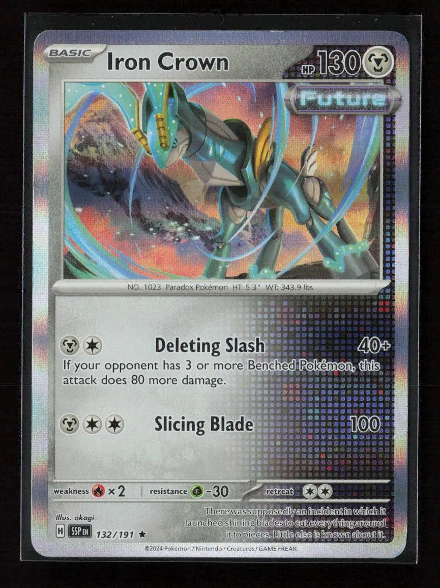 Iron Crown Rare Sv08: Surging Sparks 132/191 Nm 1