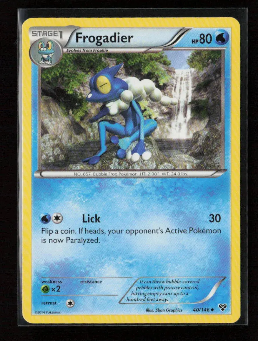 Frogadier Uncommon Xy Base Set 40/146 Nm 1