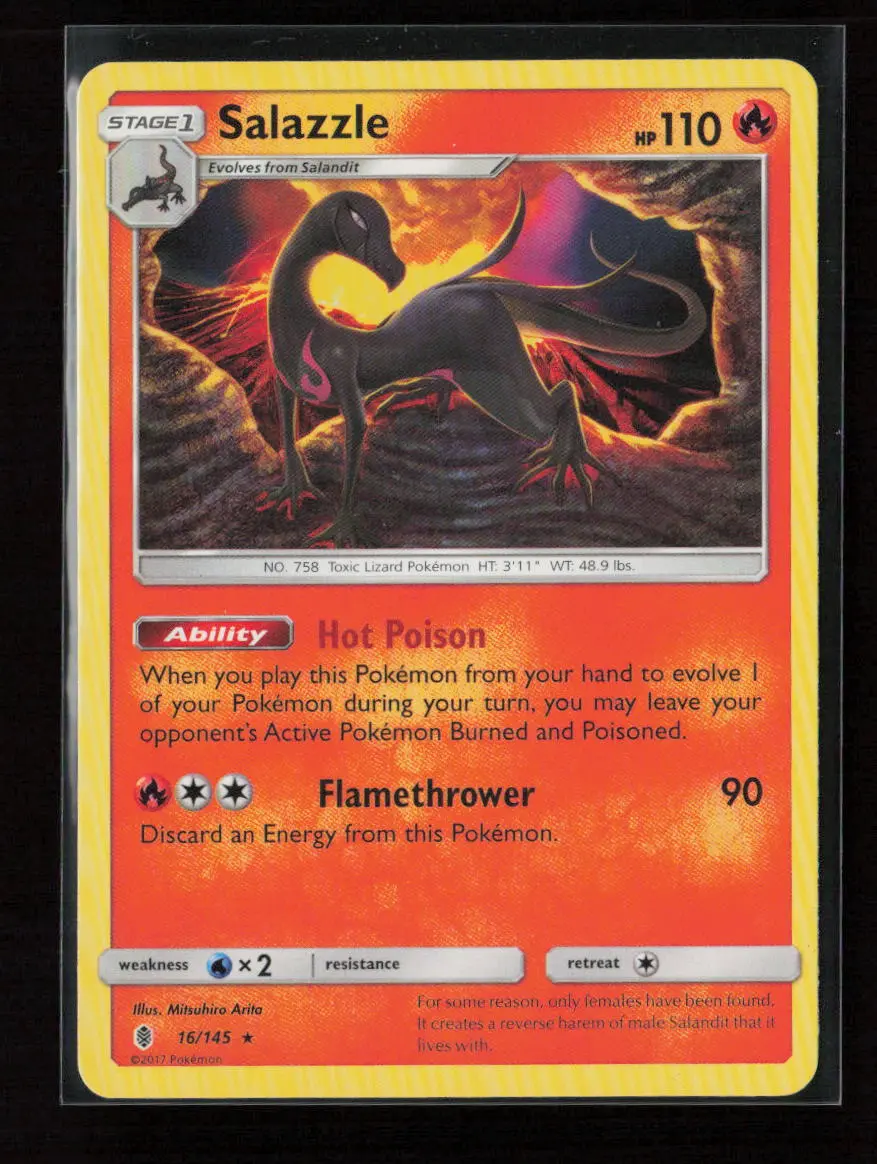 Salazzle Rare Sm - Guardians Rising 16/145 Lp 1