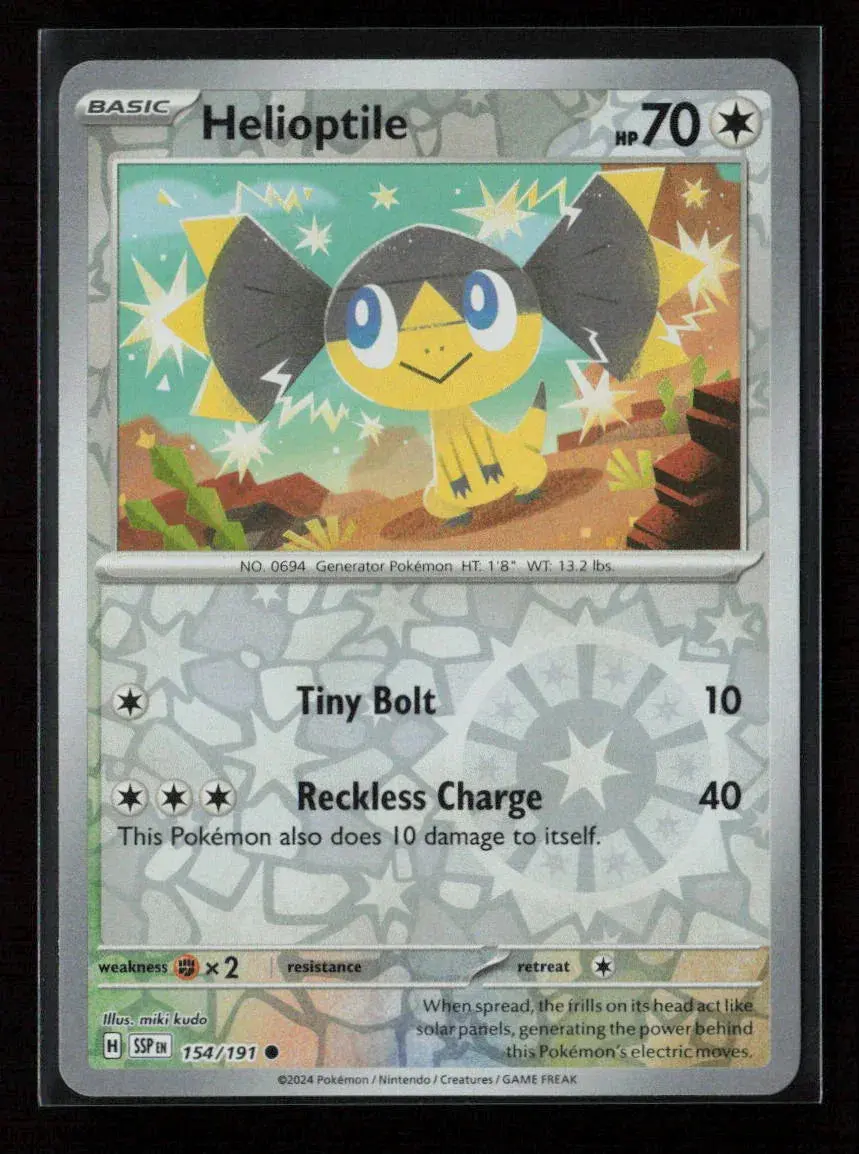 Helioptile Common Sv08: Surging Sparks 154/191 Nm 1