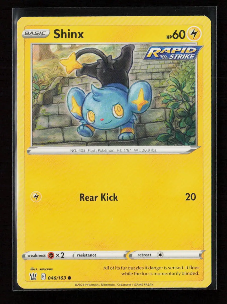 Shinx Common Swsh05: Battle Styles 046/163 Lp 1