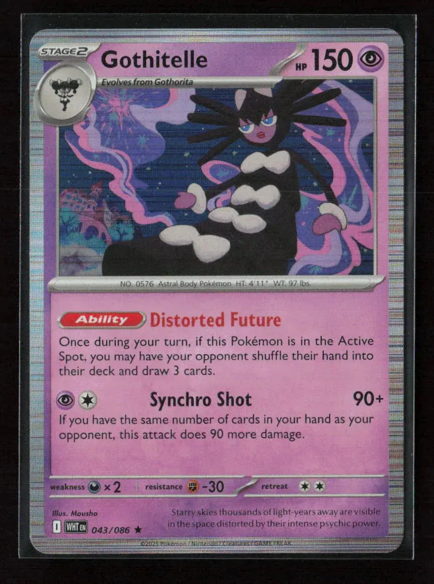 Gothitelle Rare Sv: White Flare 043/086 Nm 1