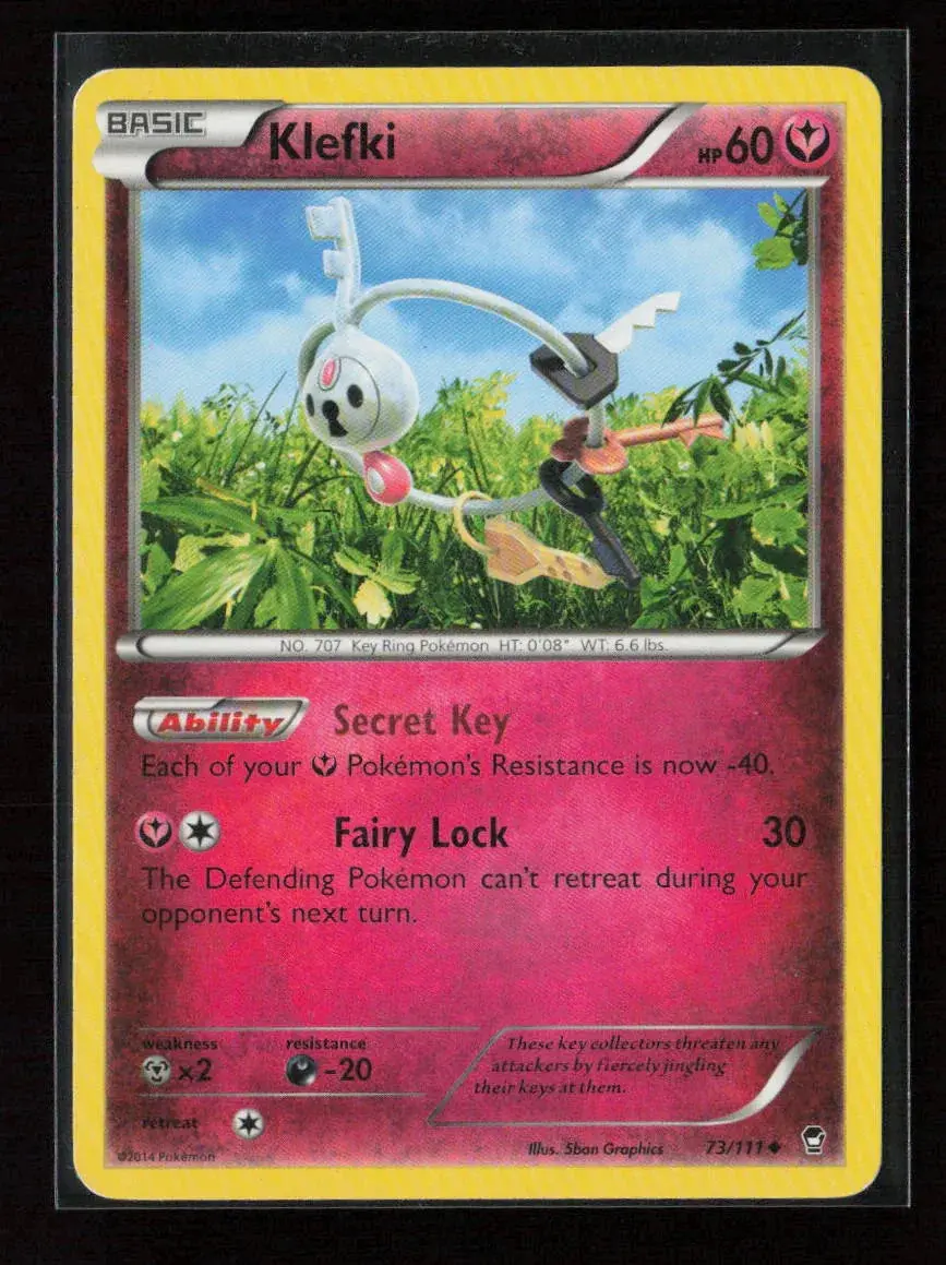 Klefki Uncommon Xy - Furious Fists 73/111 Lp 1