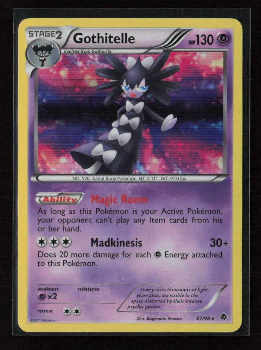 Gothitelle (47) Holo Rare Emerging Powers 47/98 Nm 1