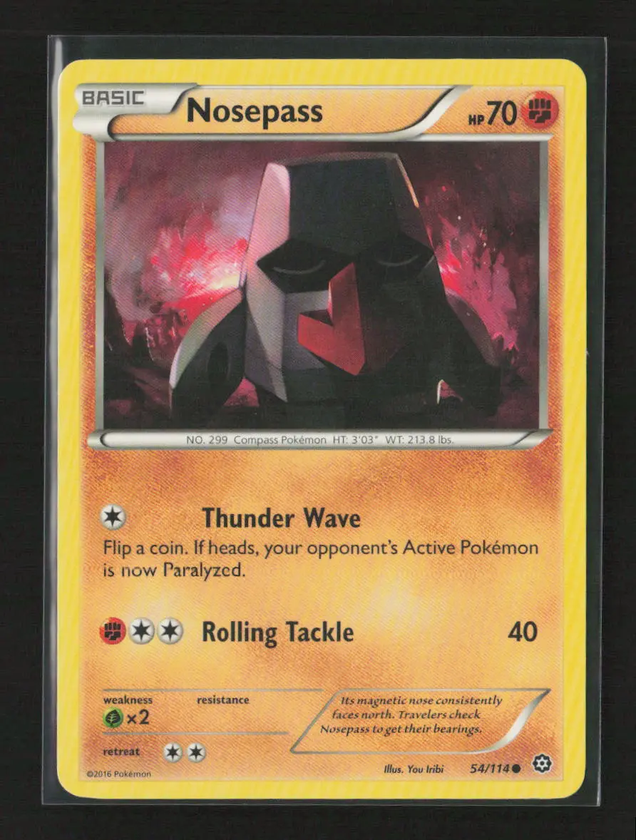 Nosepass Common Xy - Steam Siege 54/114 Lp 1