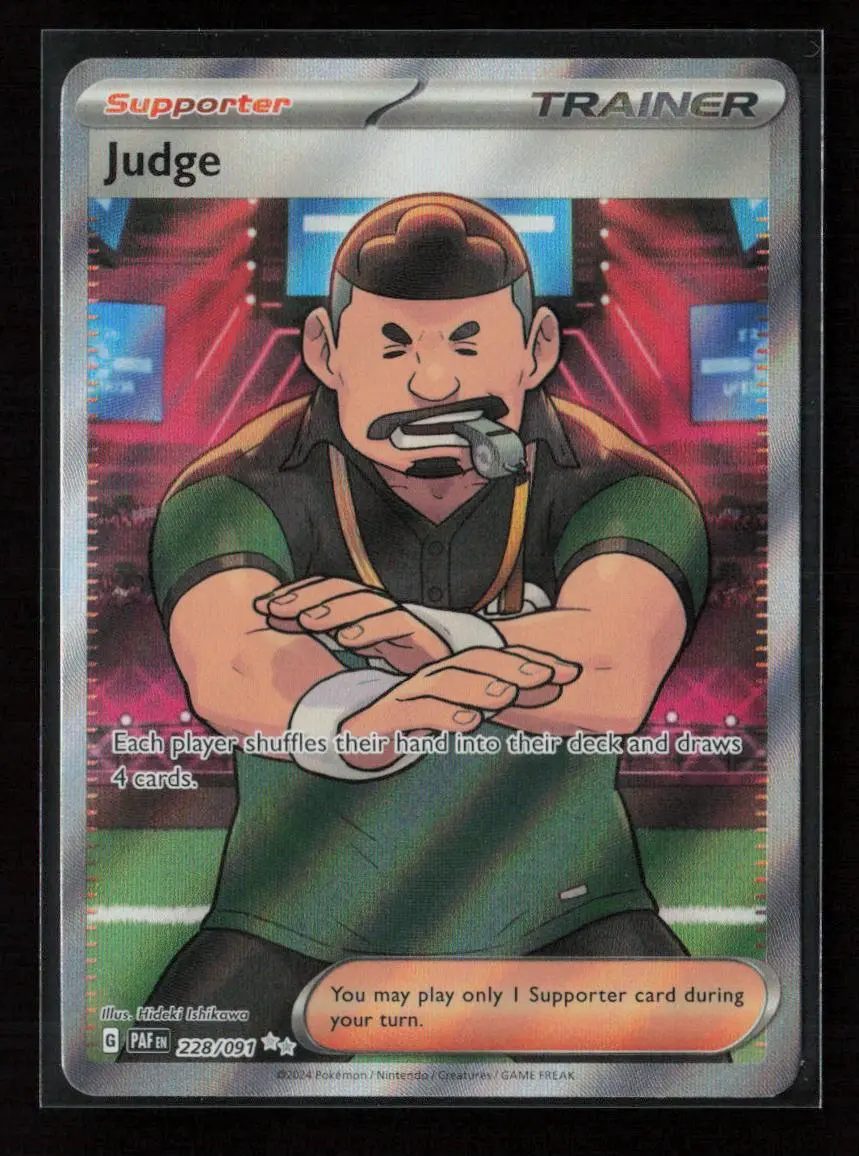 Judge Ultra Rare Sv: Paldean Fates 228/091 Nm 1