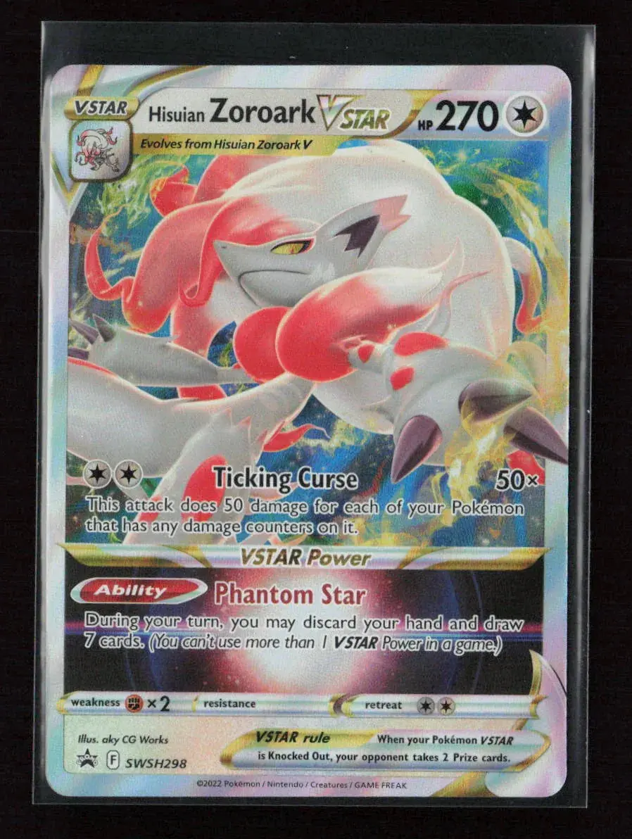 Hisuian Zoroark Vstar - Promo Jumbo Cards Swsh298 Nm 1