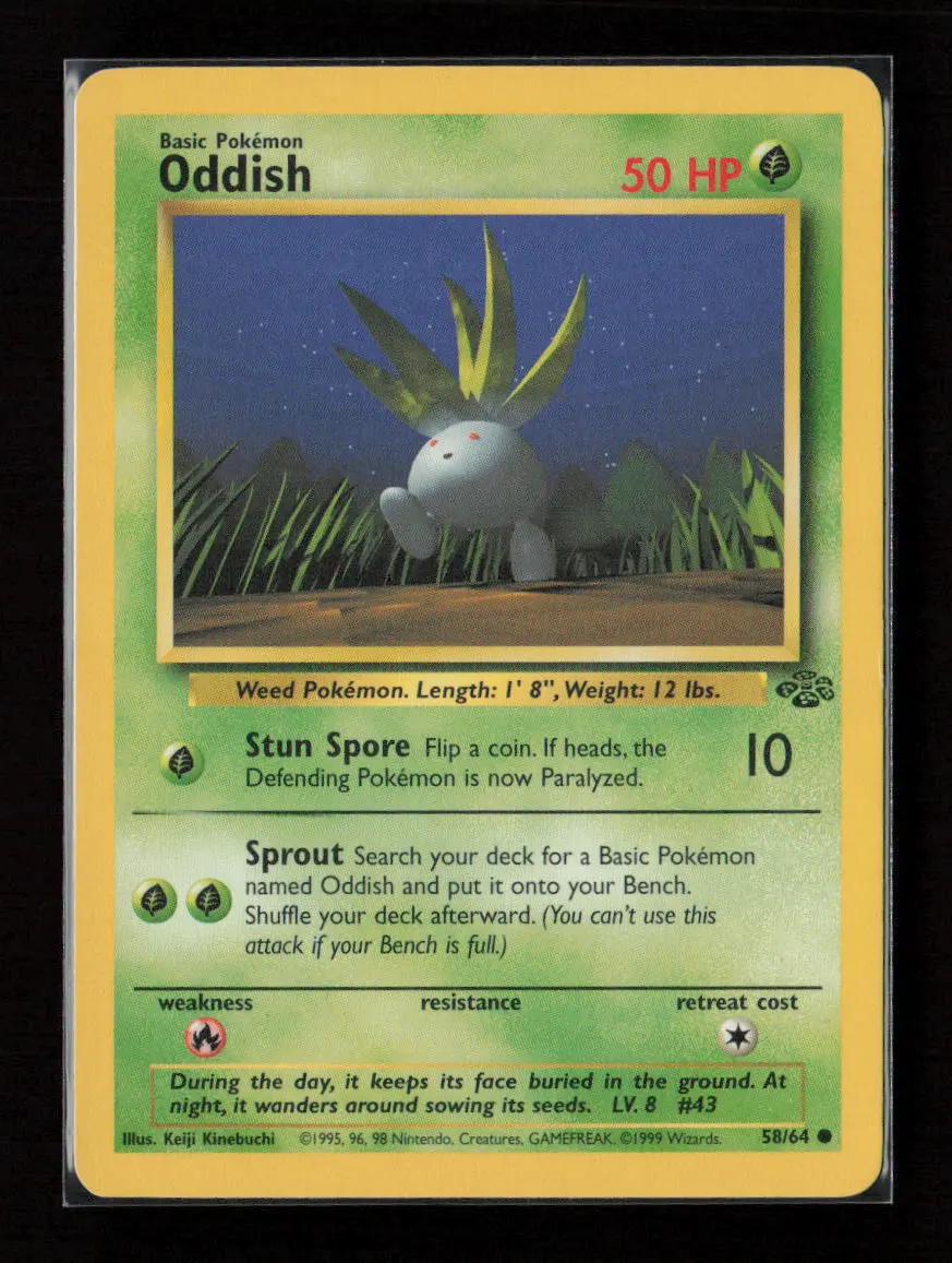 Oddish Common Jungle 58/64 Lp 1