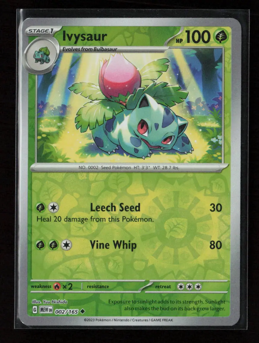 Ivysaur - Uncommon Sv: Scarlet & Violet 151 002/165 Nm 1
