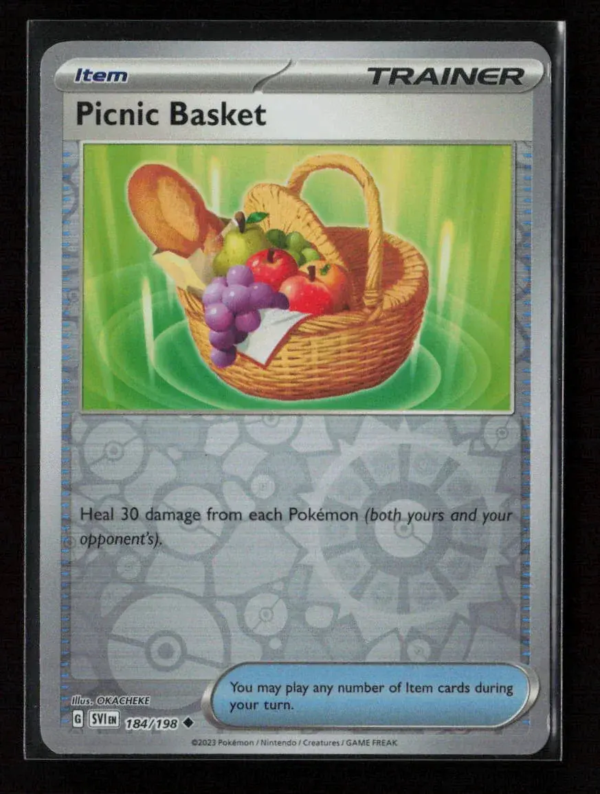 Picnic Basket Uncommon Sv01: Scarlet & Violet Base Set 184/198 Nm 1
