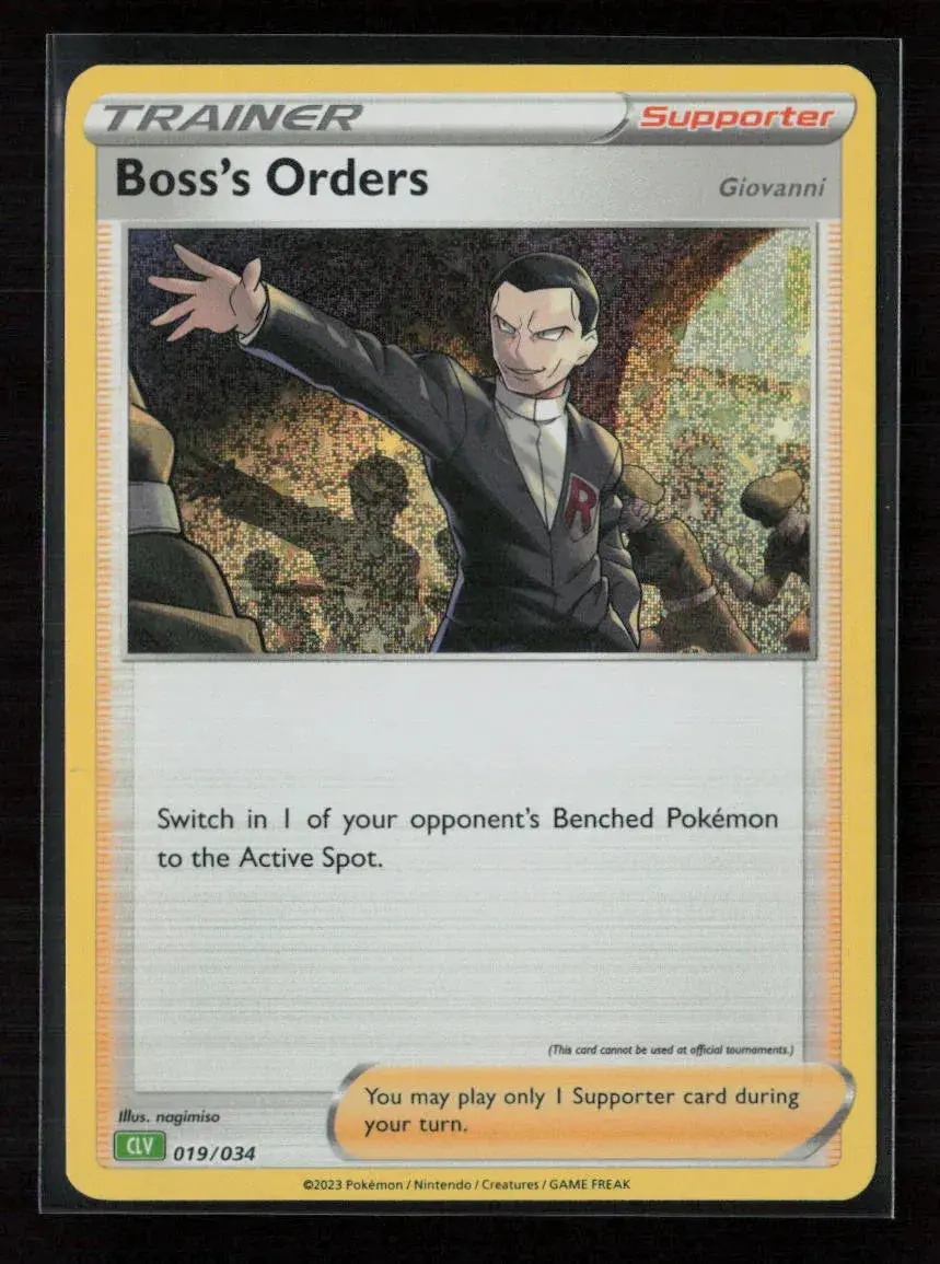 Boss's Orders (Clb) Classic Collection Trading Card Game Classic 019/034 Nm 1