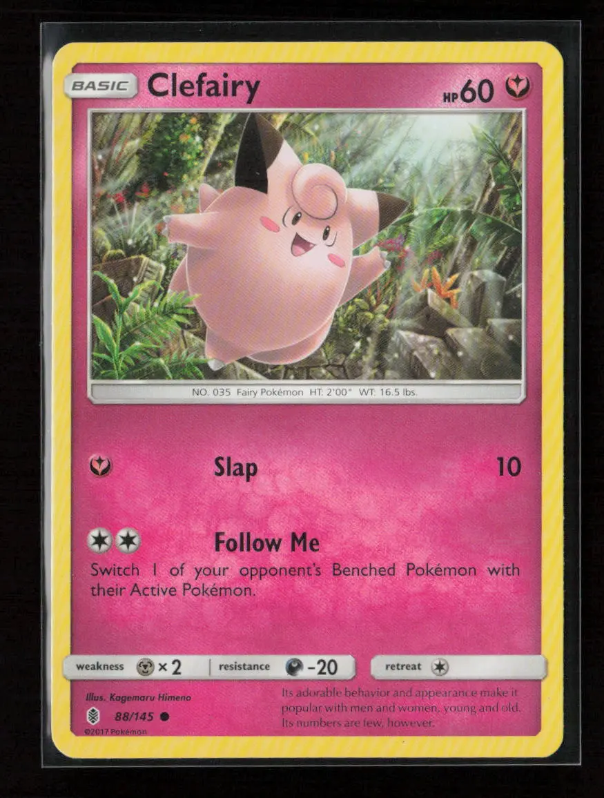 Clefairy Common Sm - Guardians Rising 88/145 Lp 1