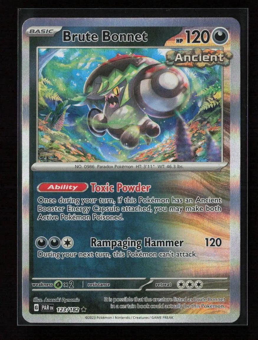 Brute Bonnet - Rare Sv04: Paradox Rift 123/182 Nm 1
