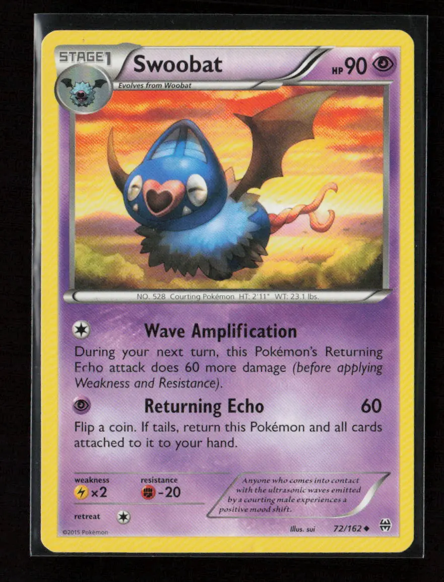 Swoobat Uncommon Xy - Breakthrough 72/162 Lp 1