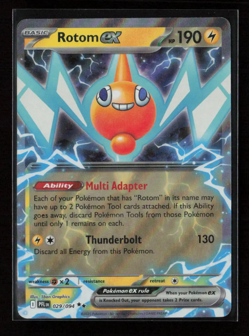 Rotom Ex - Double Rare Me02: Phantasmal Flames 029/094 Nm 1