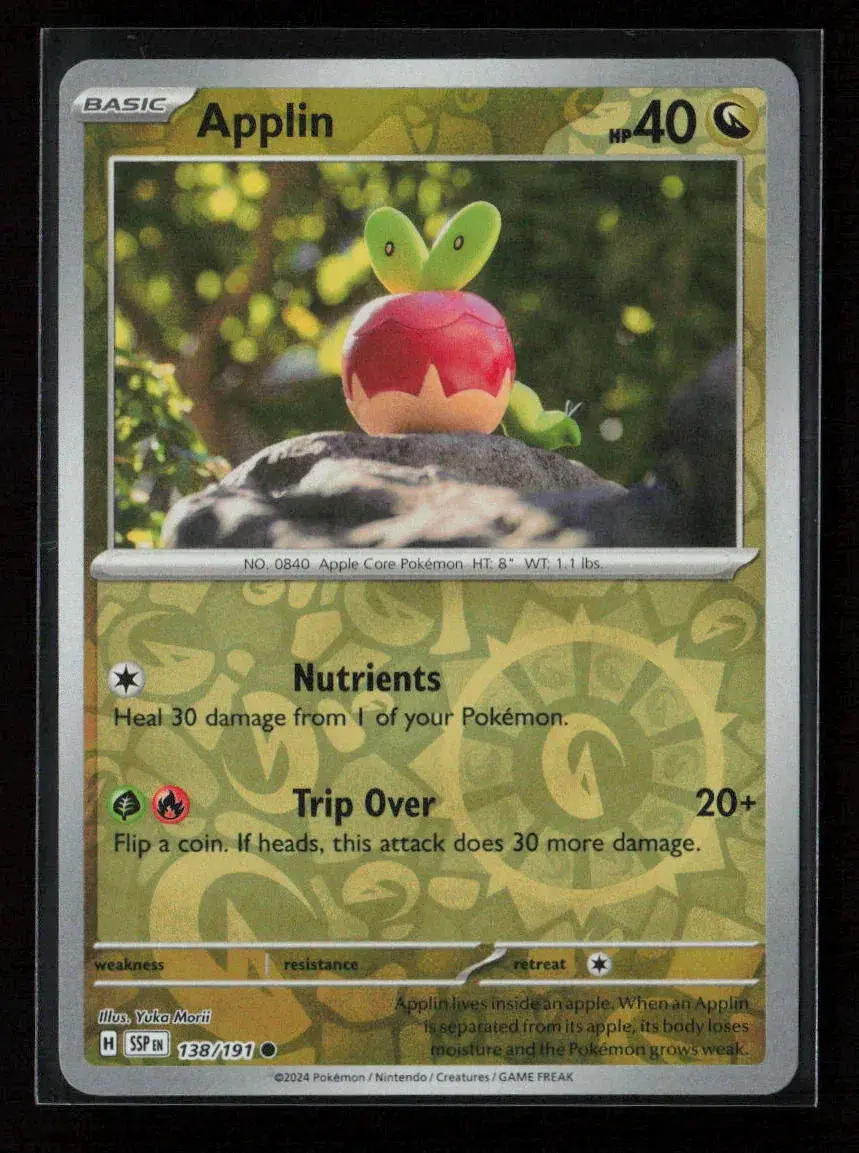 Applin Common Sv08: Surging Sparks 138/191 Nm 1
