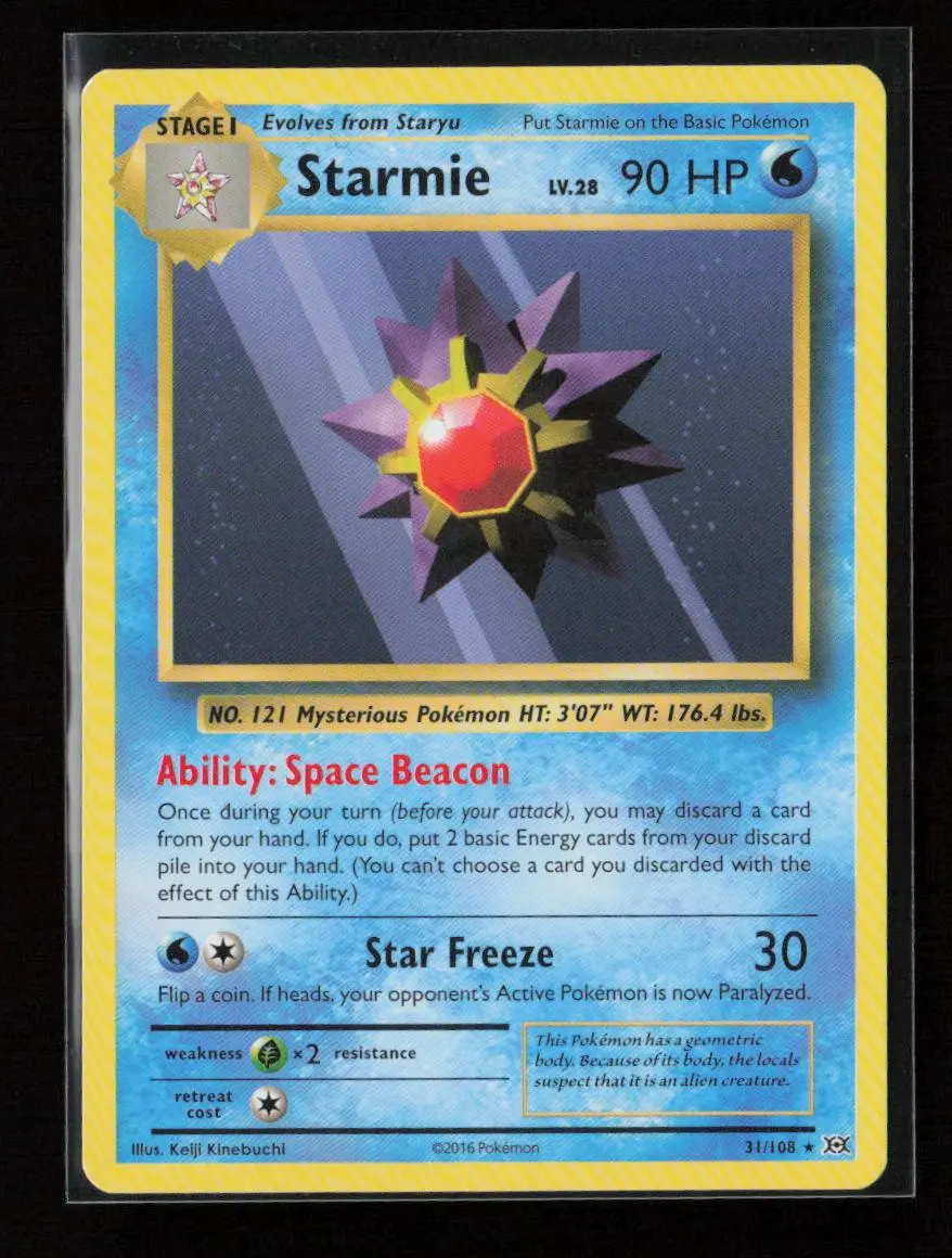 Starmie Rare Xy - Evolutions 31/108 Lp 1