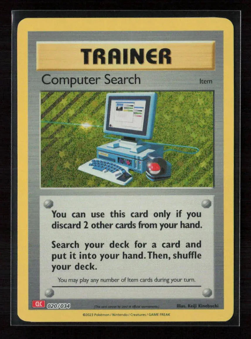 Computer Search (Clv) Classic Collection Trading Card Game Classic 020/034 Nm 1