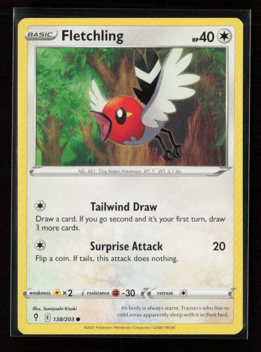 Fletchling Common Swsh07: Evolving Skies 138/203 Lp 1