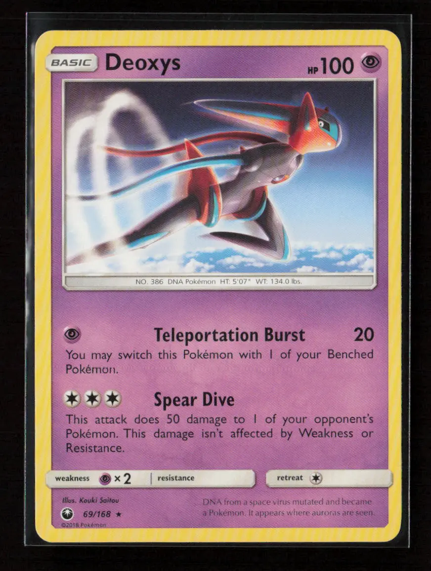 Deoxys (69) Rare Sm - Celestial Storm 69/168 Lp 1