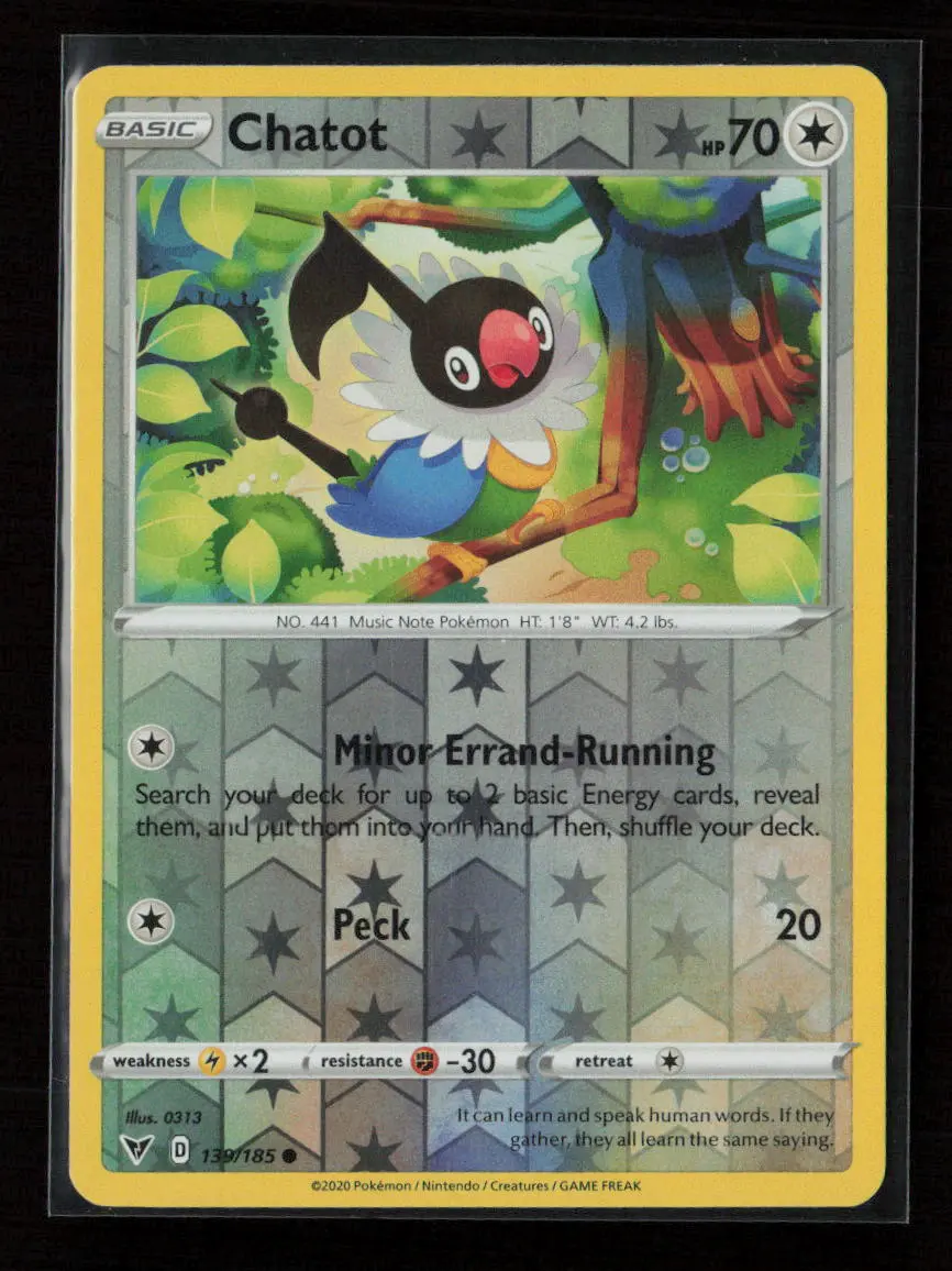 Chatot Common Swsh04: Vivid Voltage 139/185 Nm 1
