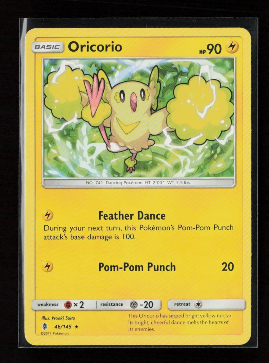 Oricorio (46) Rare Sm - Guardians Rising 46/145 Lp 1