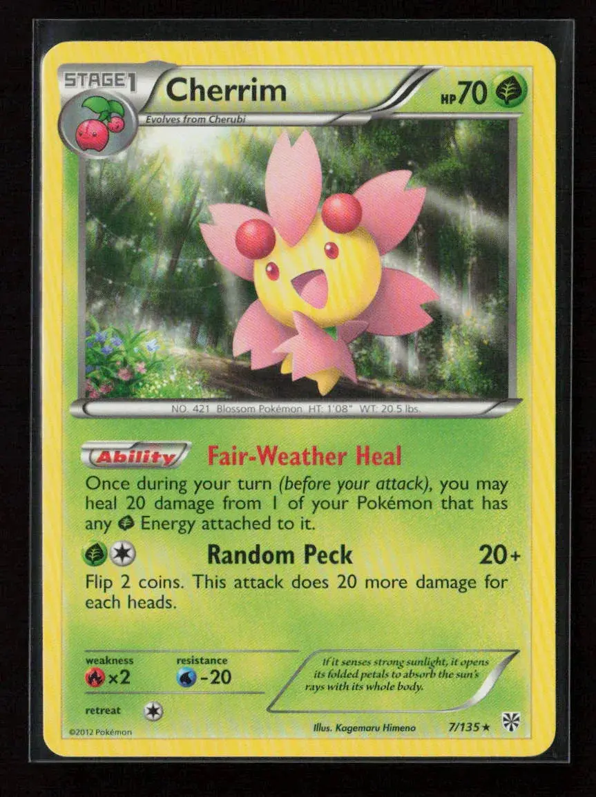 Cherrim Rare Plasma Storm 7/135 Nm 1