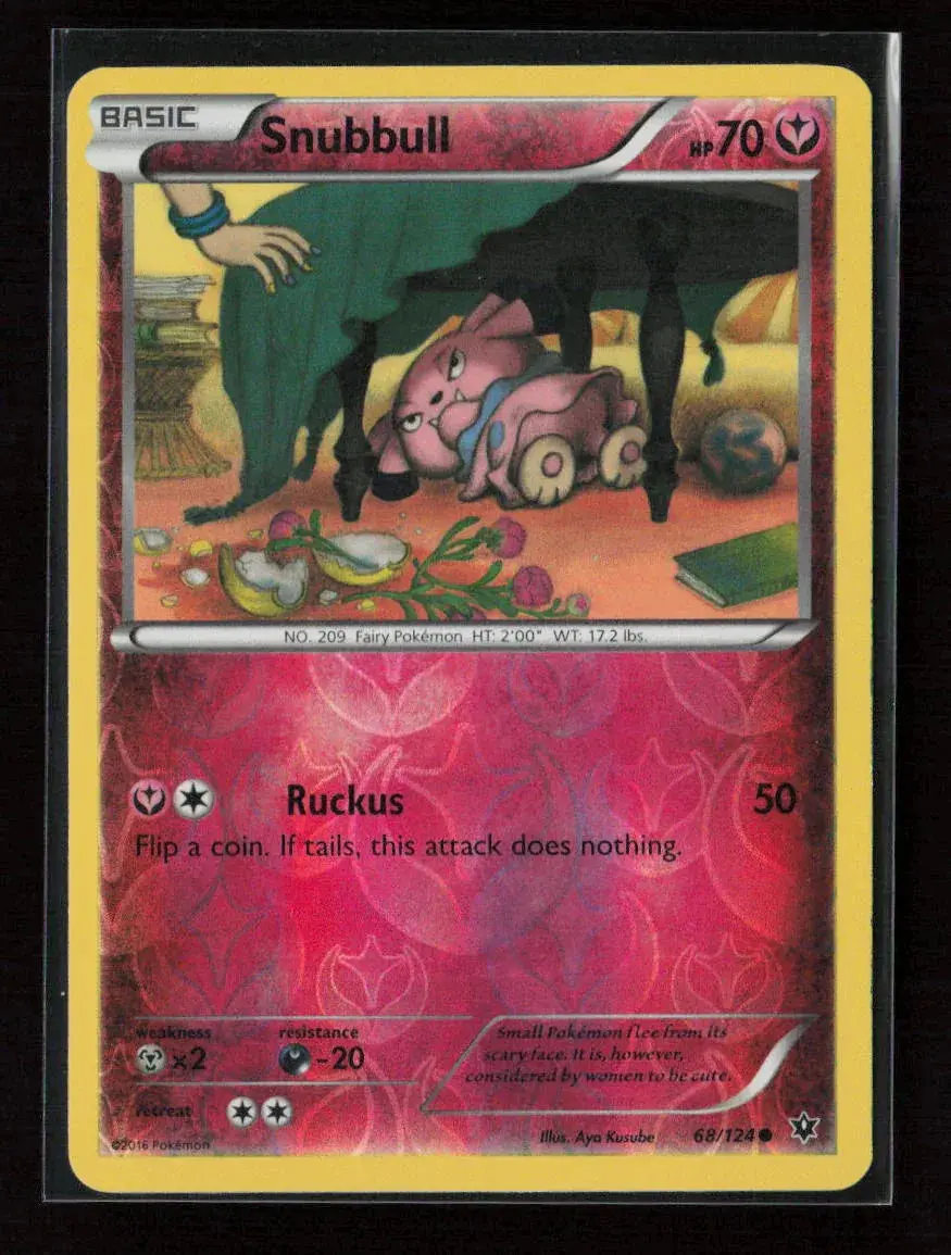 Snubbull Common Xy - Fates Collide 68/124 Lp 1