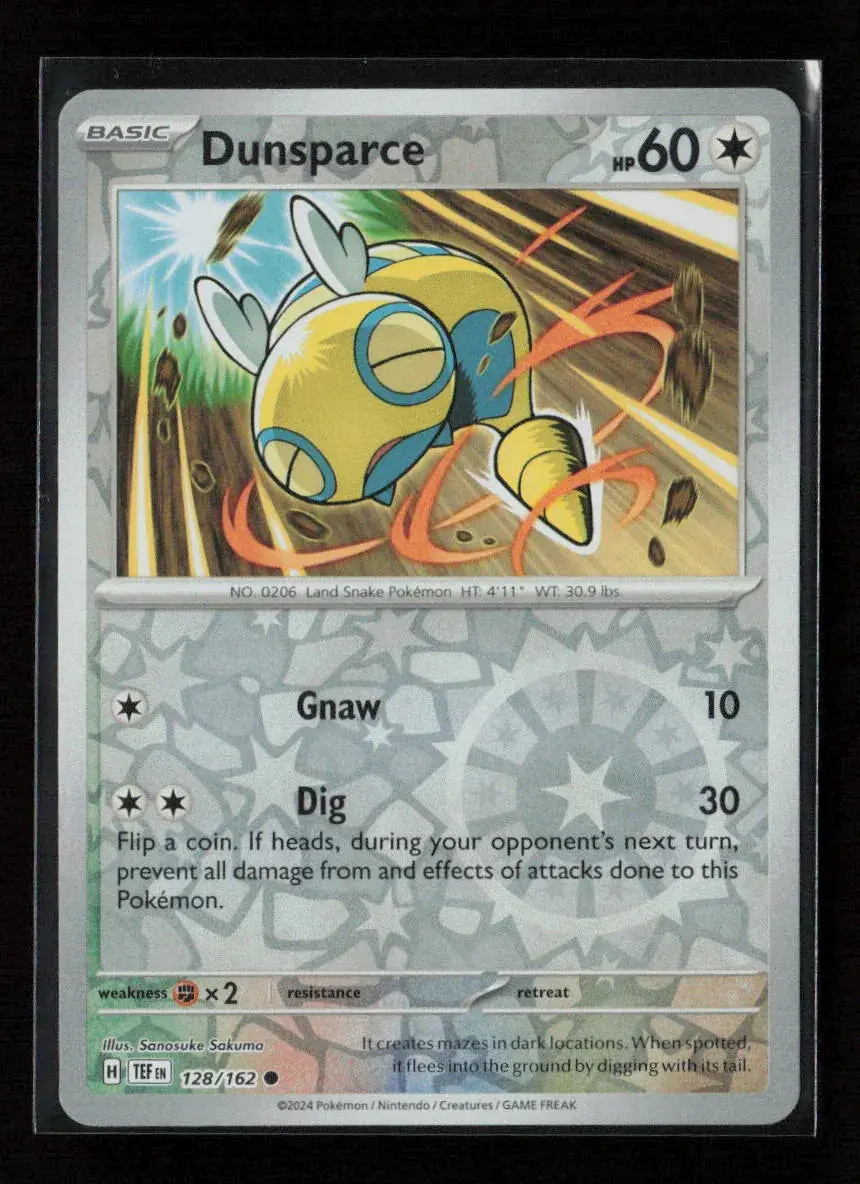 Dunsparce Common Sv05: Temporal Forces 128/162 Nm 1