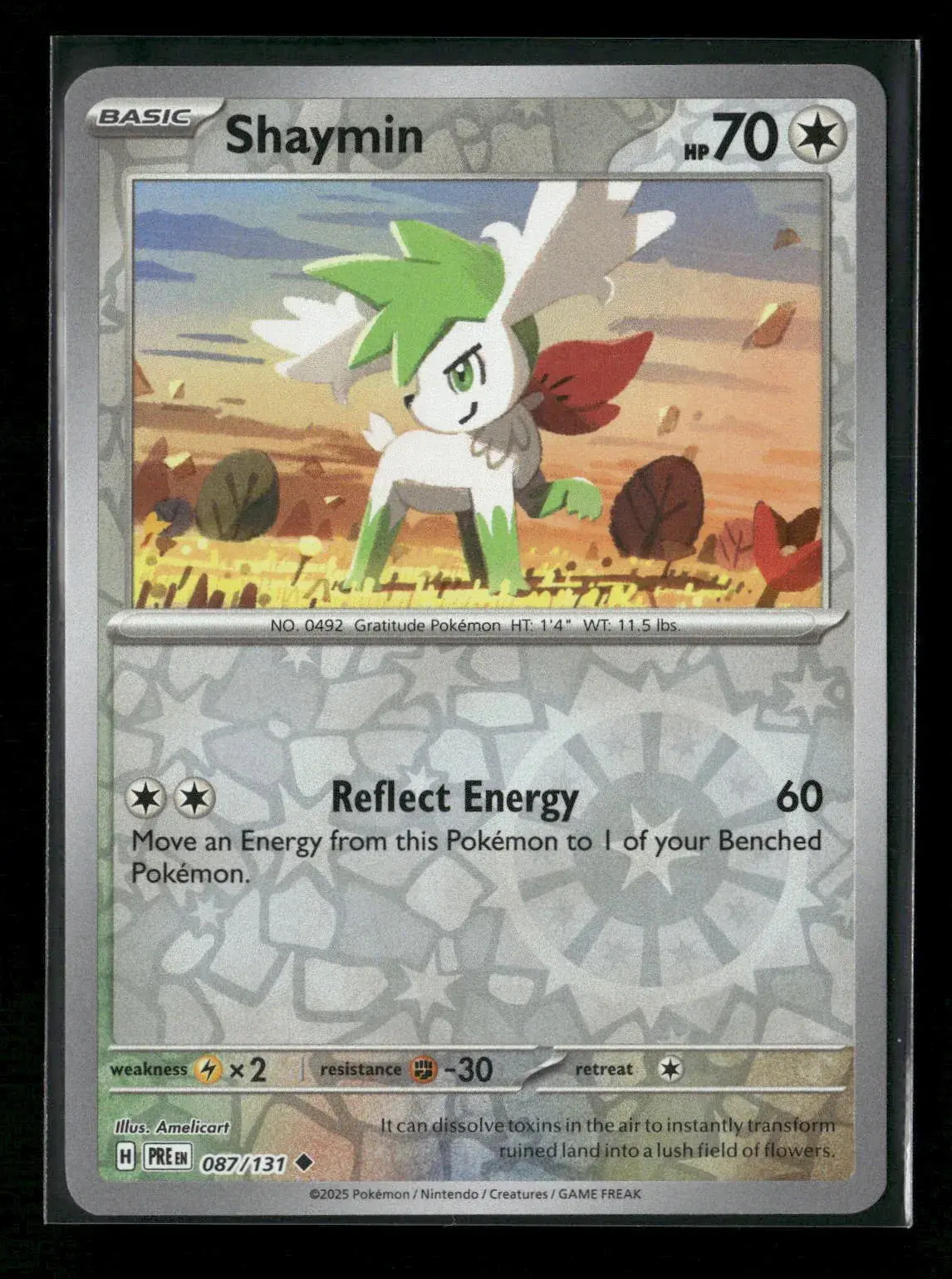 Shaymin Uncommon Sv: Prismatic Evolutions 087/131 Nm 1