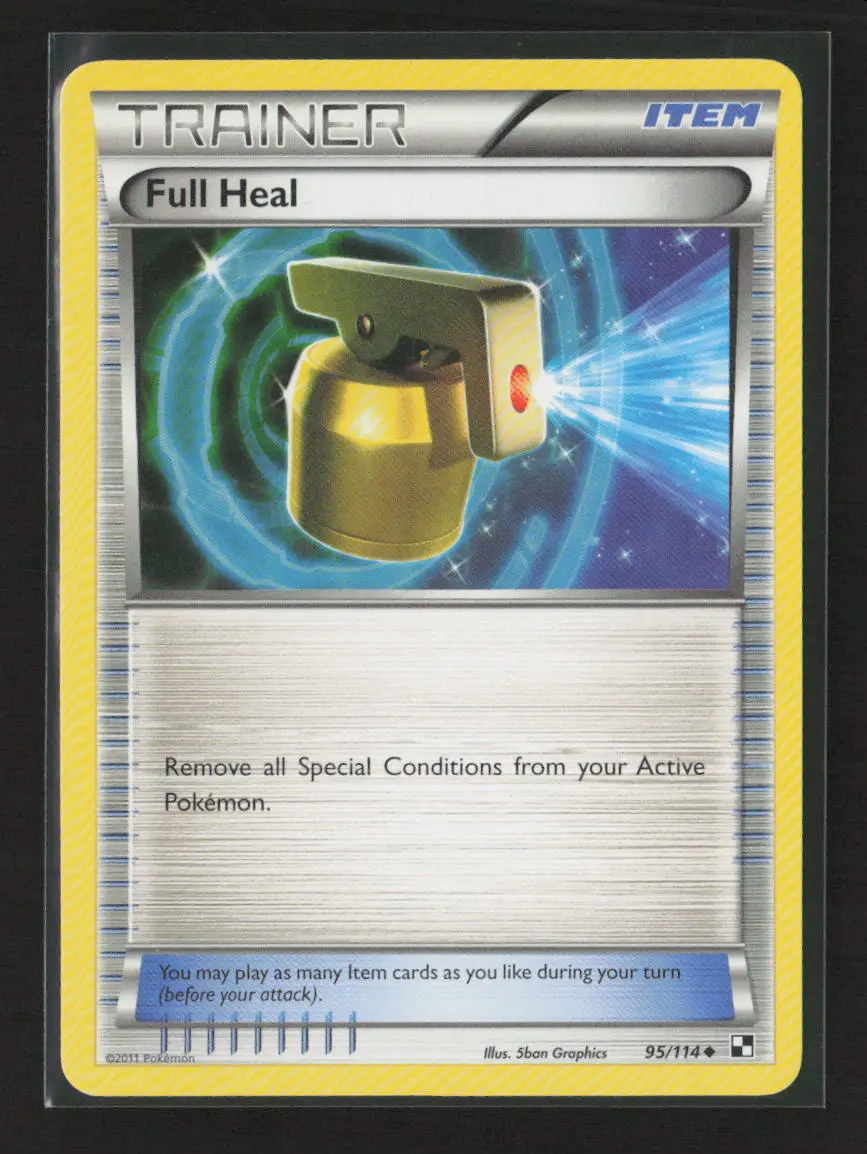 Full Heal Uncommon Black And White 95/114 Nm 1