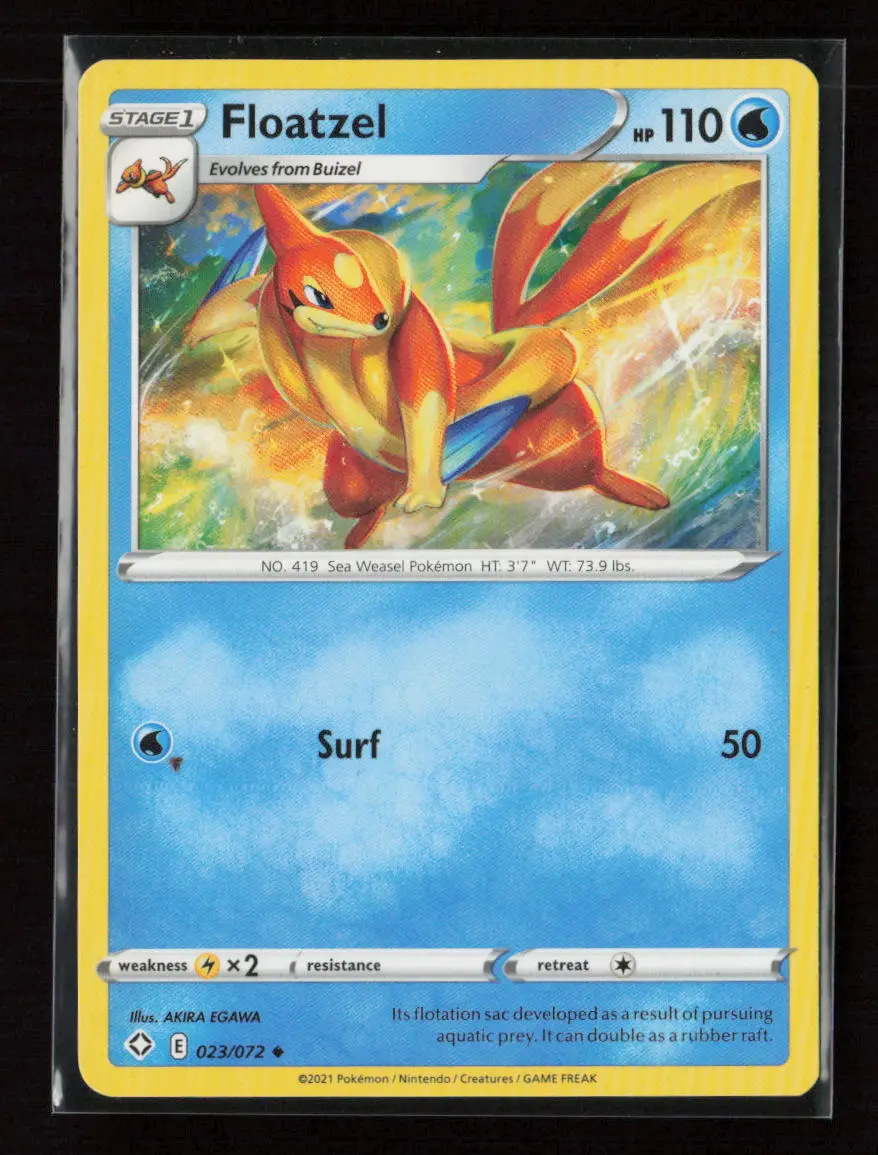 Floatzel Uncommon Shining Fates 023/072 Lp 1