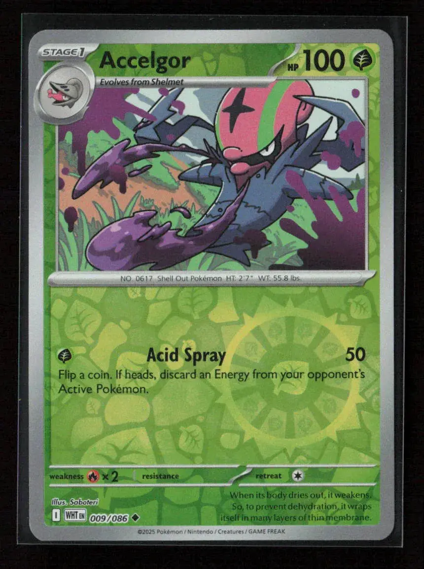 Accelgor Uncommon Sv: White Flare 009/086 Nm 1