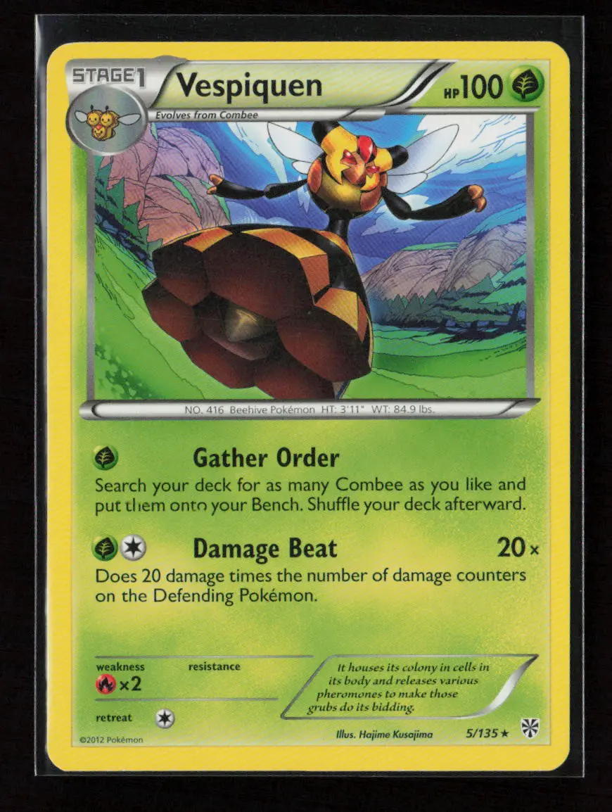 Vespiquen Rare Plasma Storm 5/135 Lp 1