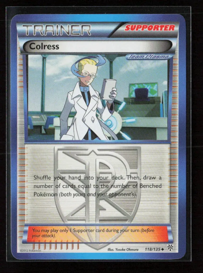 Colress (Team Plasma) Uncommon Plasma Storm 118/135 Nm 1
