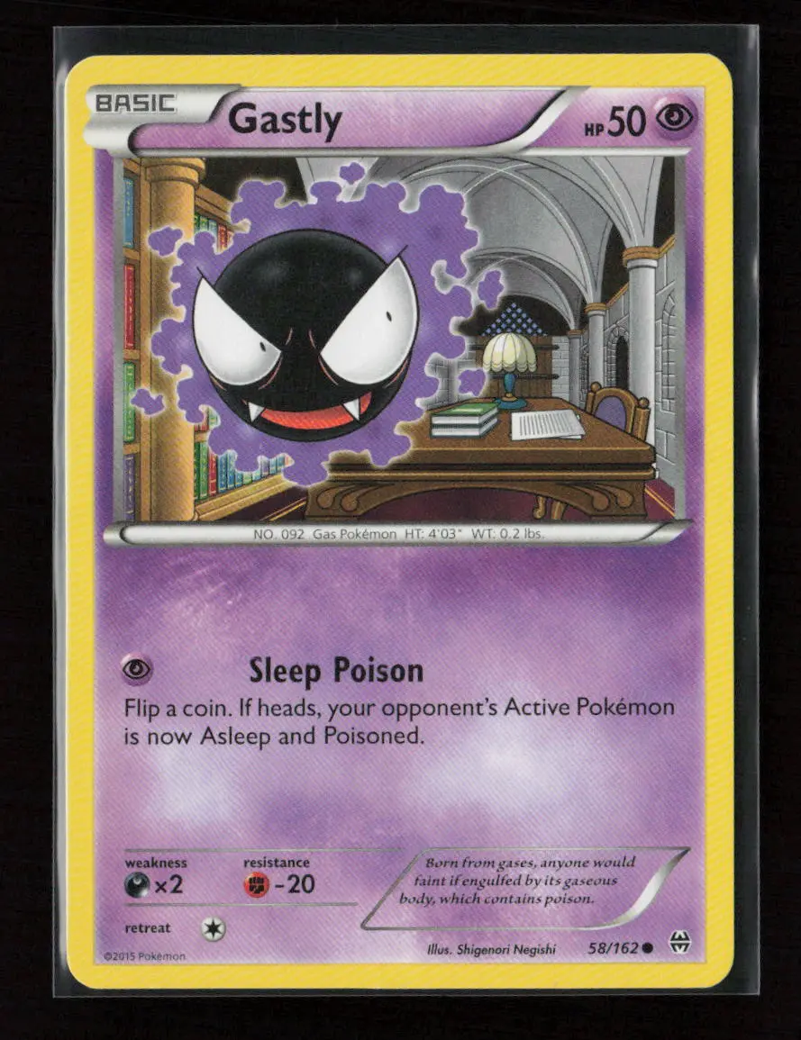 Gastly Common Xy - Breakthrough 58/162 Lp 1