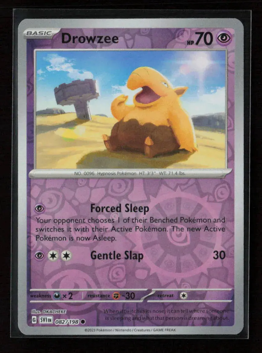 Drowzee - Common Sv01: Scarlet & Violet Base Set 082/198 Nm 1