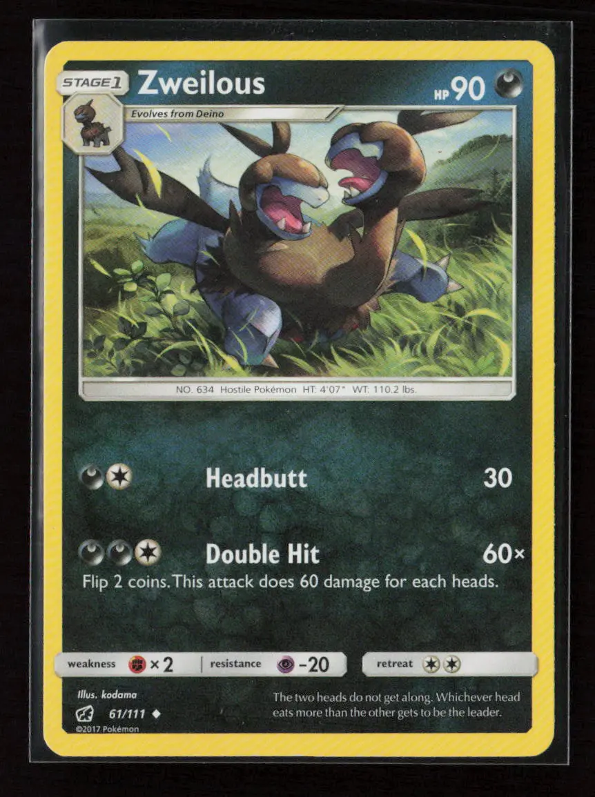 Zweilous Uncommon Sm - Crimson Invasion 61/111 Lp 1
