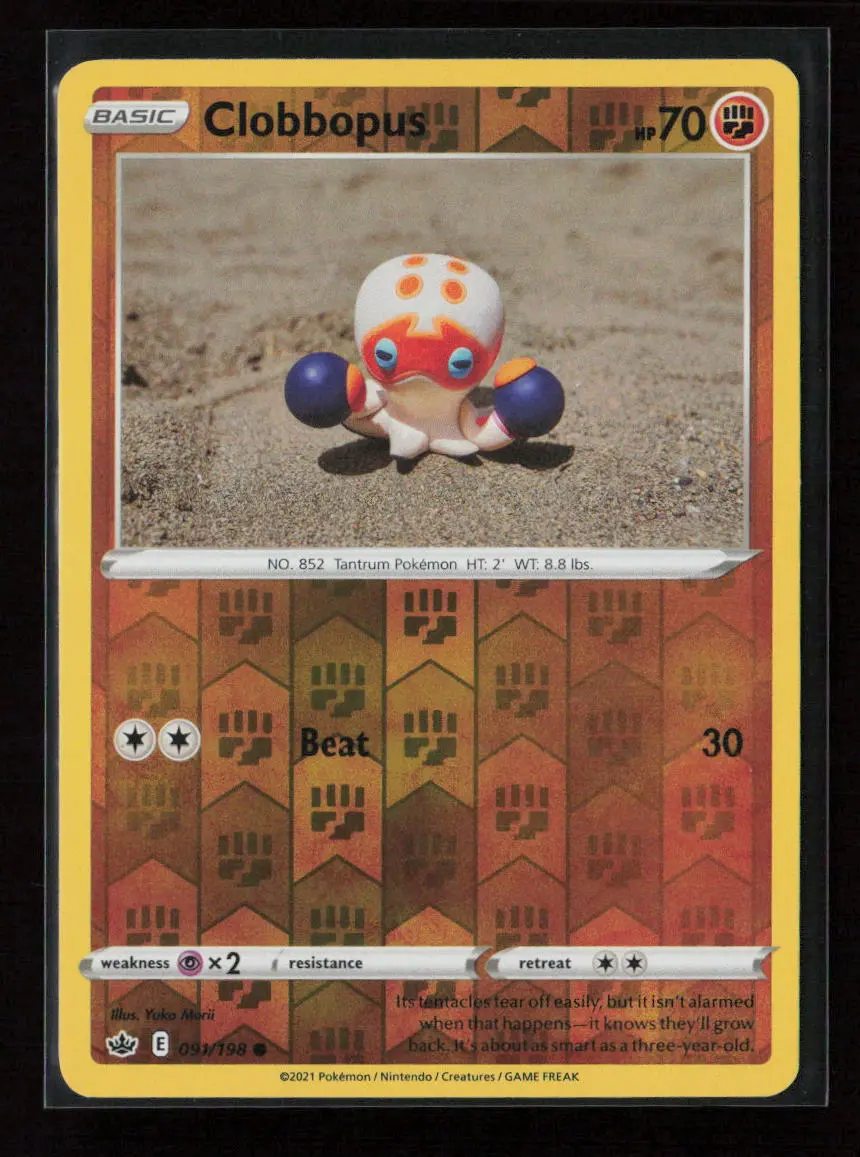Clobbopus Common Swsh06: Chilling Reign 091/198 Nm 1