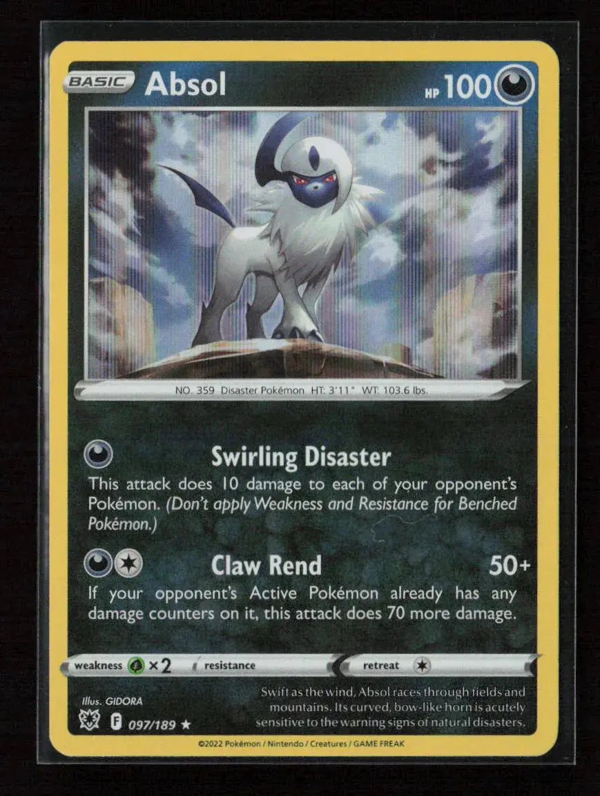 Absol - Rare Deck Exclusives 097/189 Nm 1
