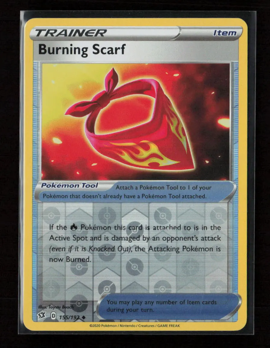 Burning Scarf Uncommon Swsh02: Rebel Clash 155/192 Nm 1