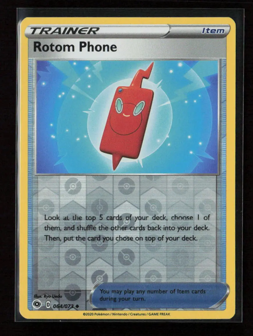 Rotom Phone Uncommon Champion's Path 64/73 Nm 1